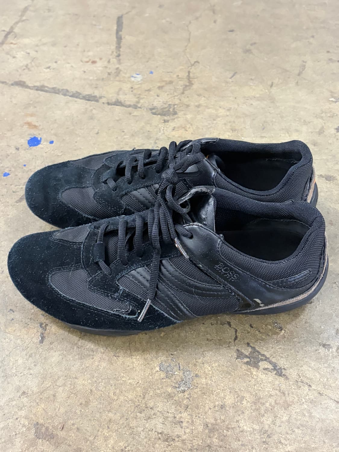 보스 올블랙 스웨이드 운동화 42 상품이미지4