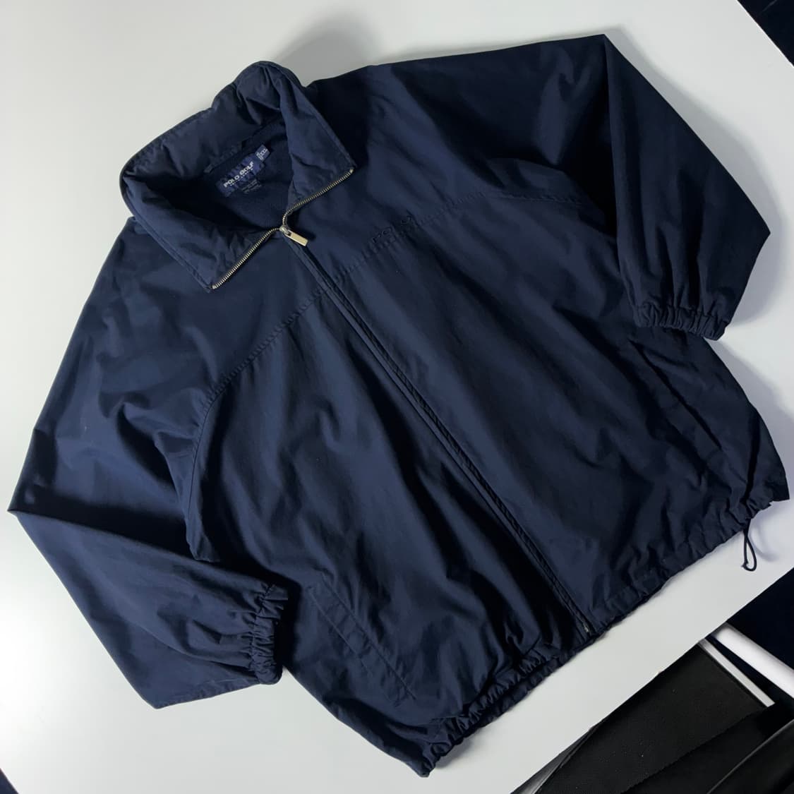 Polo  폴로 골프 코튼 나일론 네이비 바람막이 자켓  상품이미지2