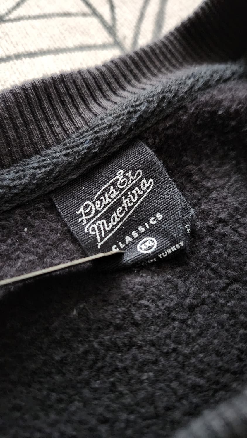 데우스엑스마키나 맨투맨 XXL 블랙 110 상품이미지4