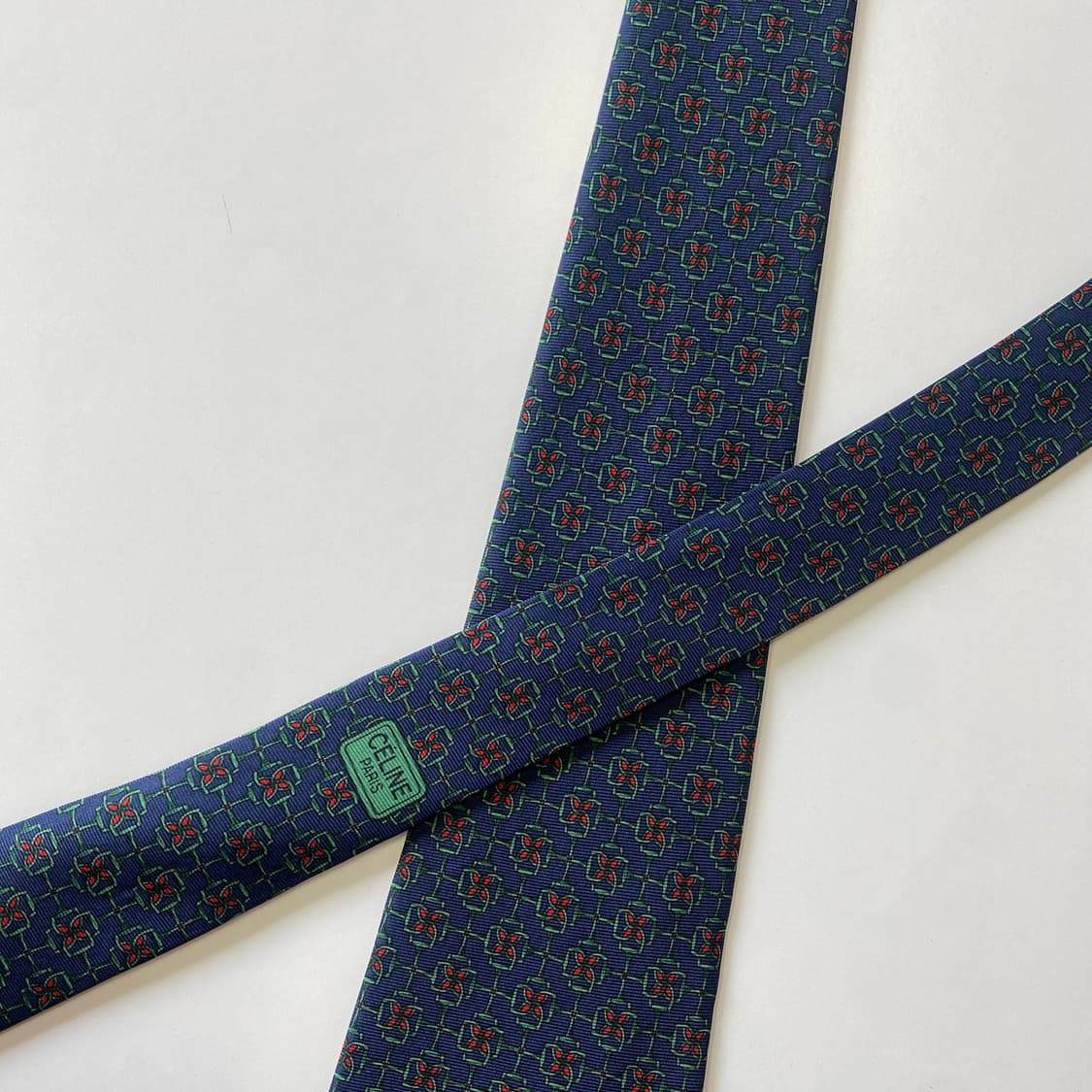 셀린느(celine) 심플로고 정품 명품넥타이 8.6cm 상품이미지4