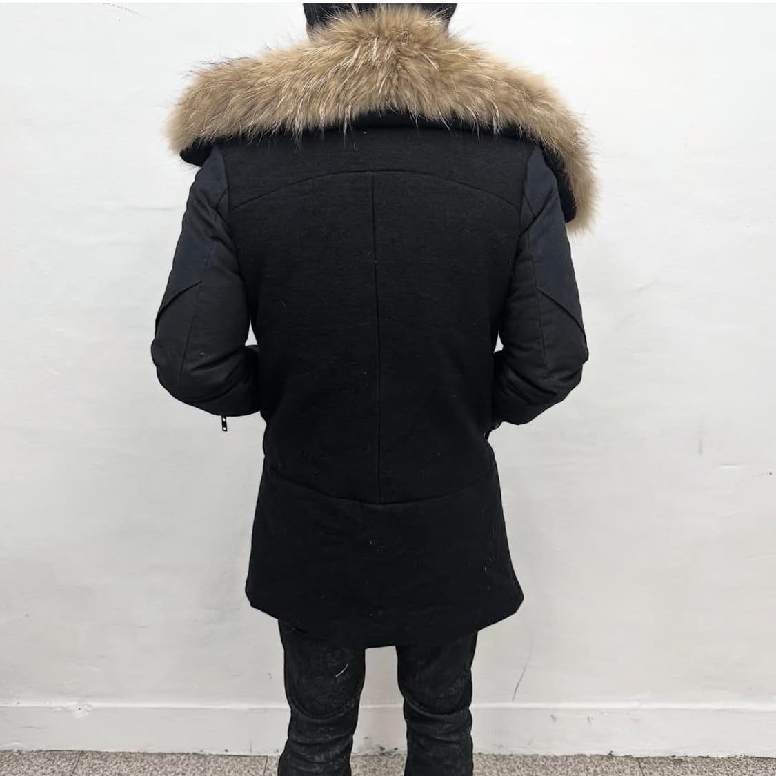 Asymmetry fur jacket 상품이미지4