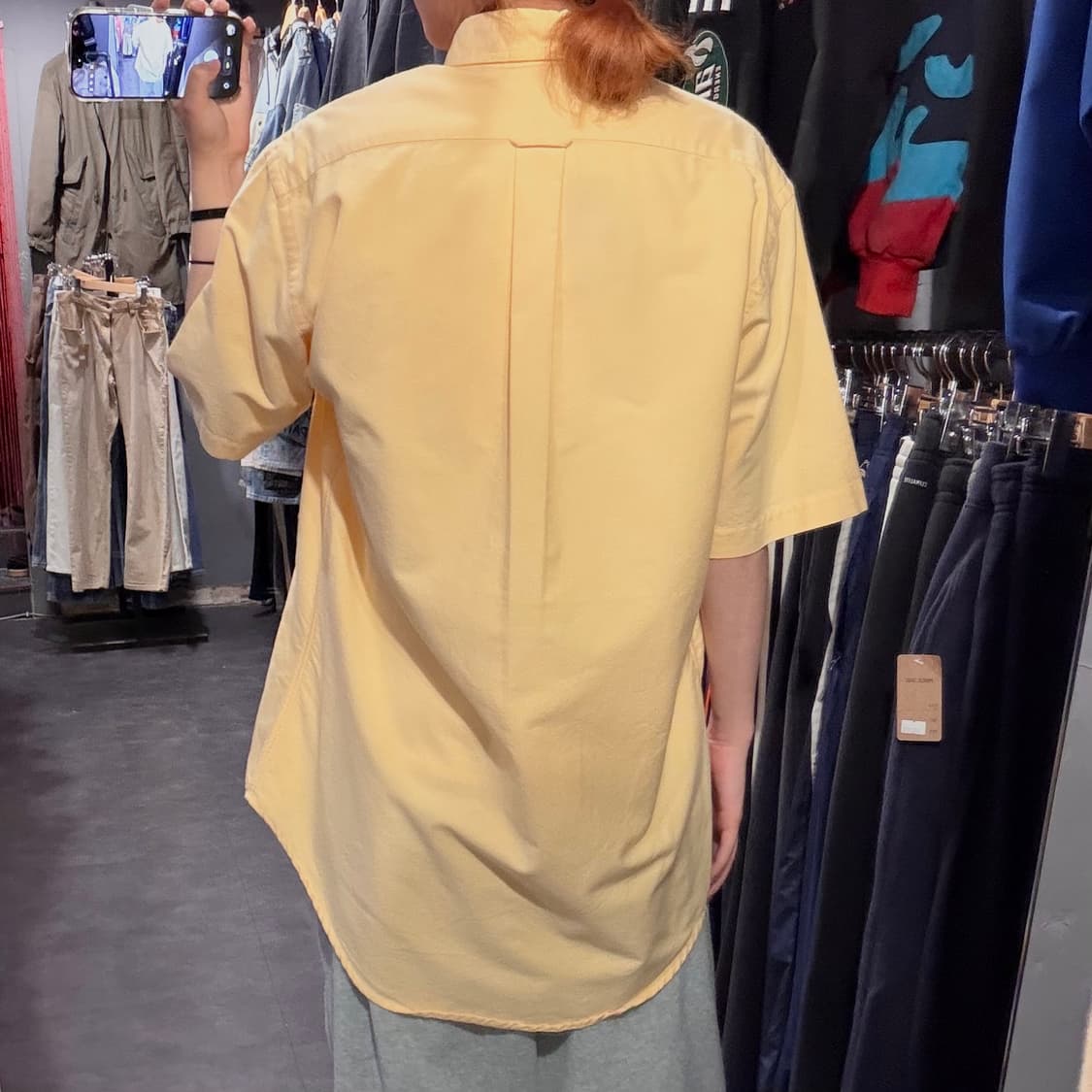 Carhartt 칼하트 반팔 셔츠 옐로우 상품이미지3