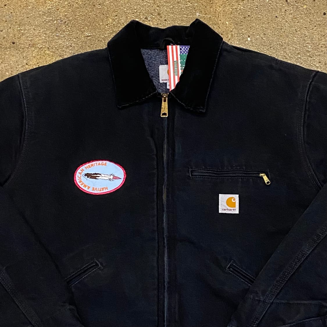 00s Made in USA 빈티지 칼하트 디트로이트 자켓 덕액티브 자켓 상품이미지2