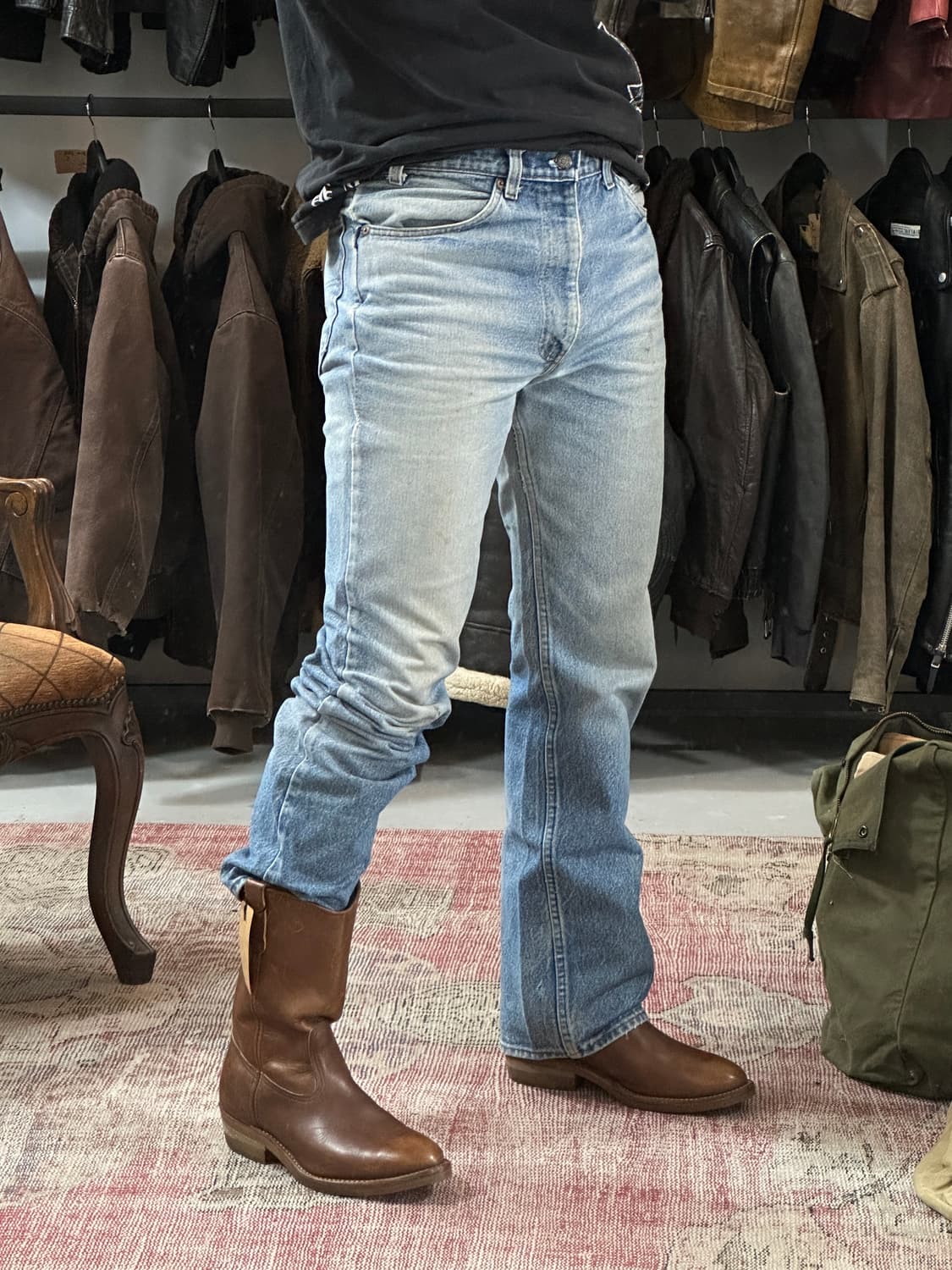 80's OG USA Made 레드윙 1155 페코스 웨스턴 부츠 상품이미지2