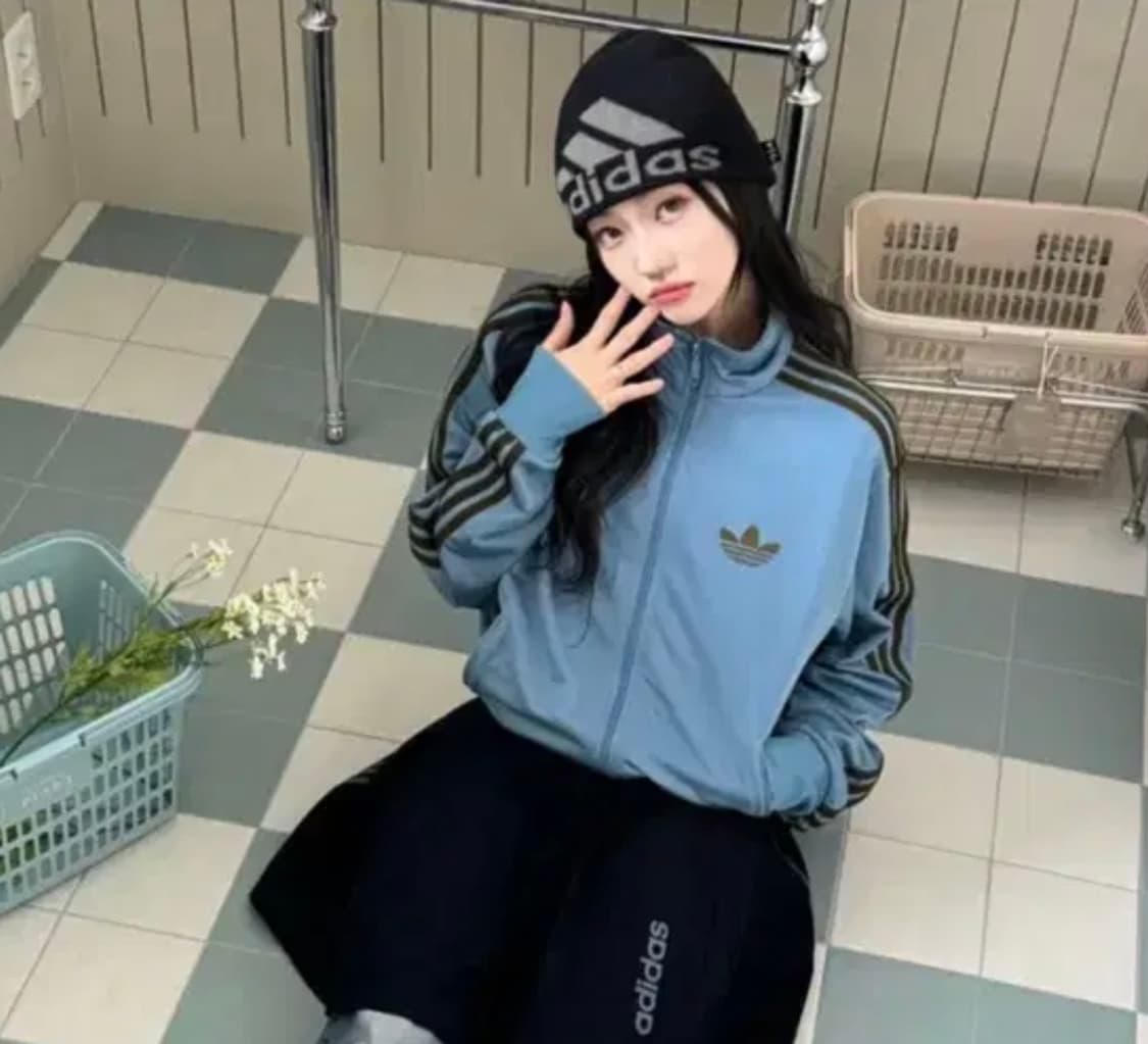 아디다스 구파이어버드져지 하늘x뮤트 카키 L 상품이미지2