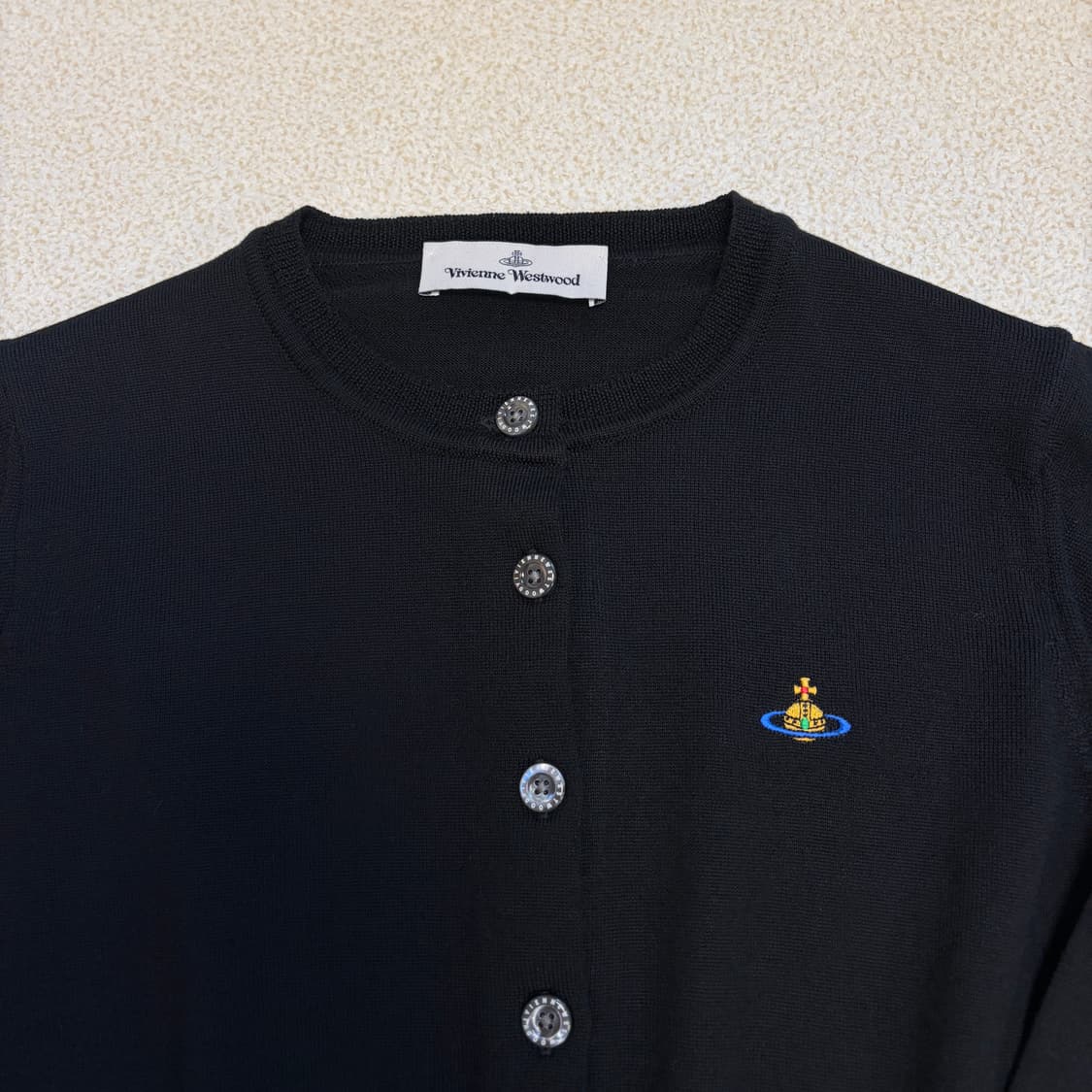 비비안웨스트우드 베아 크롭 울 가디건 상품이미지2