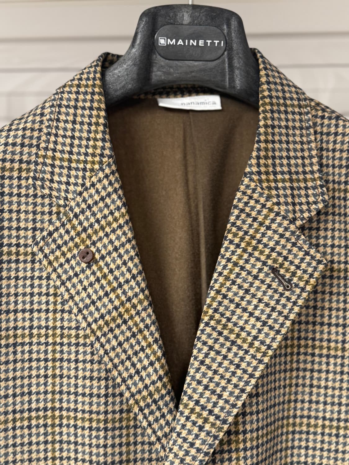 나나미카 하운드투스 체크 패턴 자켓 L 상품이미지4