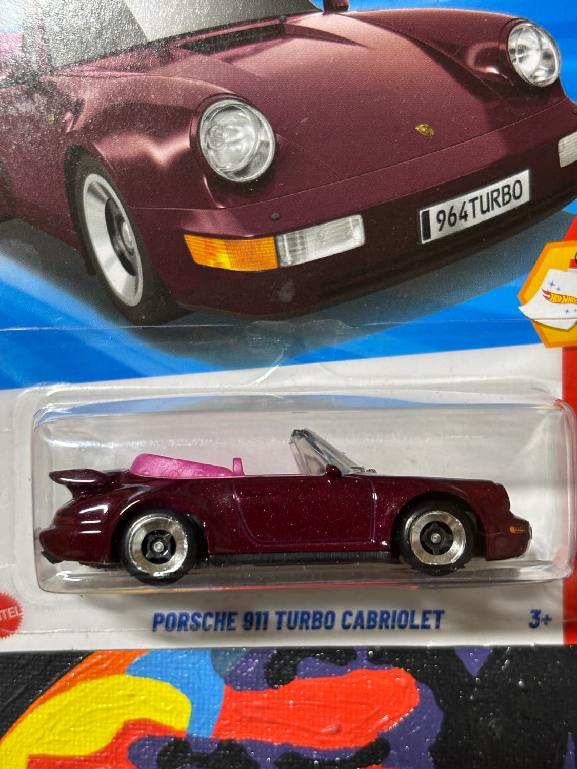 미개봉) 포르쉐 911 터보 카브리올레 다이캐스트 핫휠 인테리어 소품 상품이미지4
