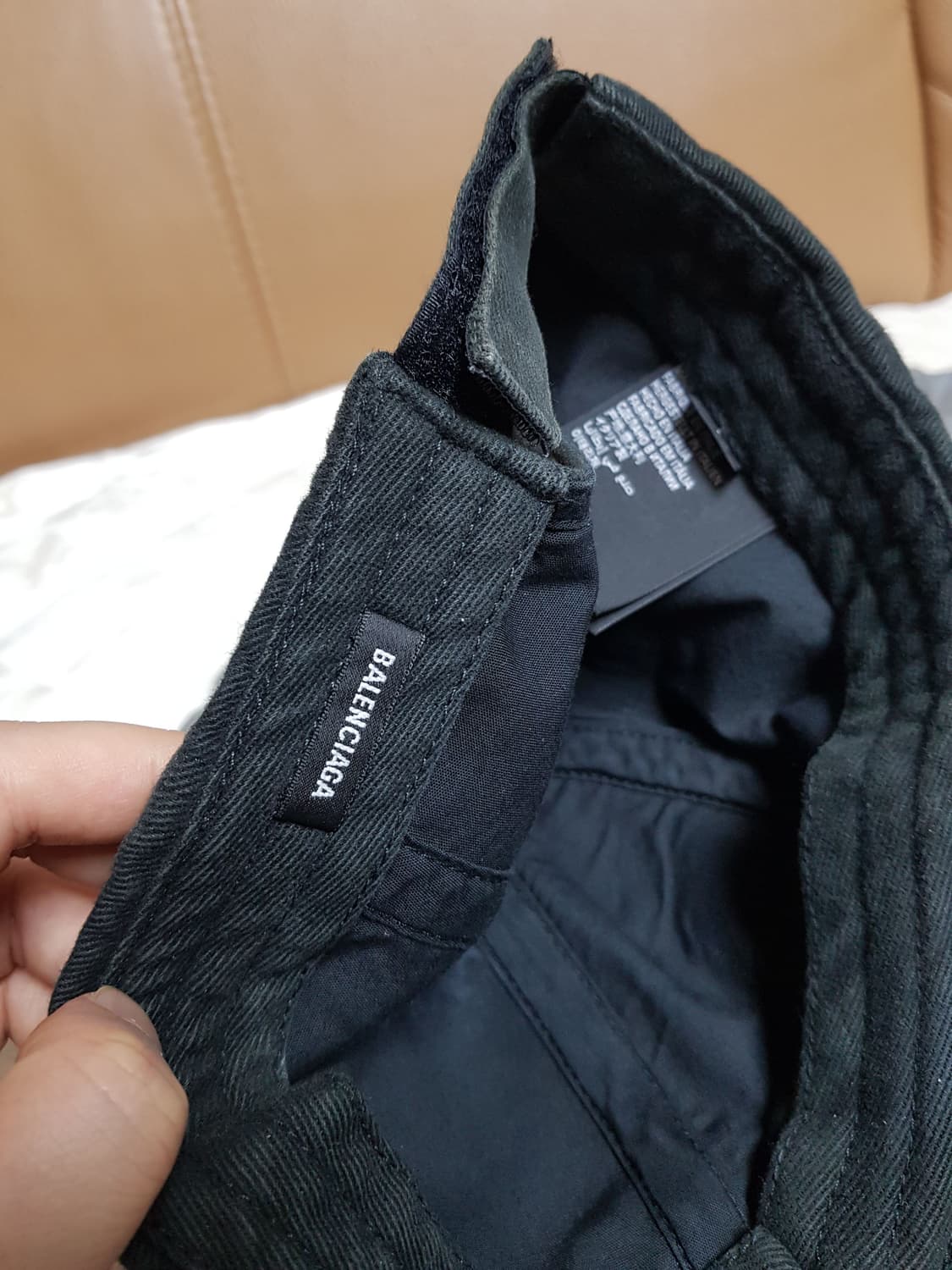 발렌시아가 디스트로이드 웨이브 모자 볼캡 블랙 상품이미지7