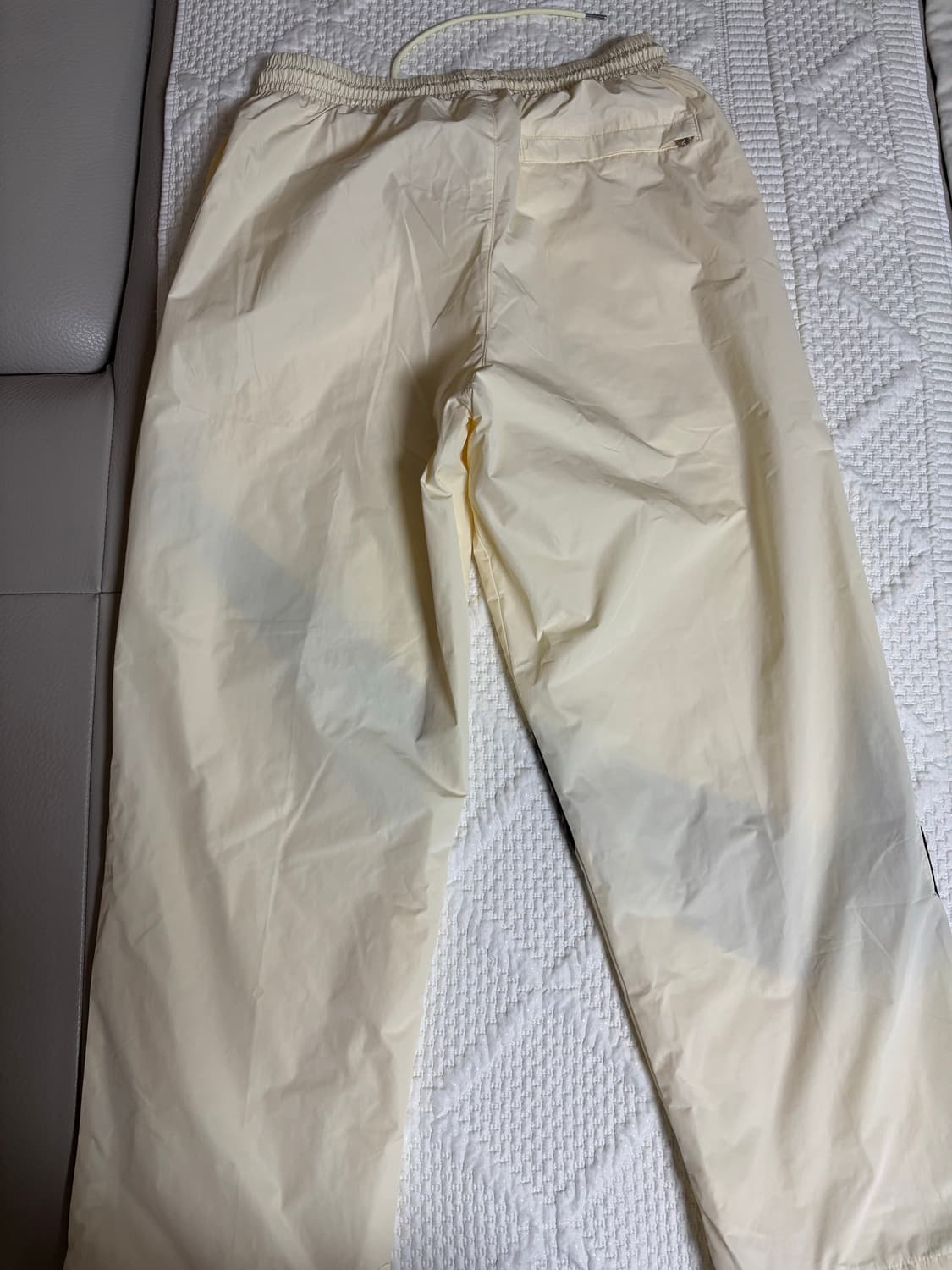 (m) 나이키 스우시 우븐 팬츠 코코넛 밀크 상품이미지8