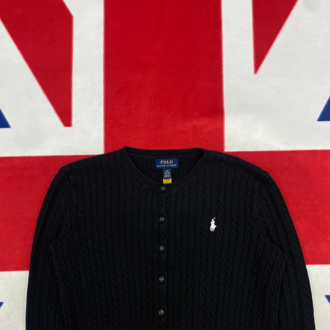 폴로 가디건 실측 여성44 상품이미지3