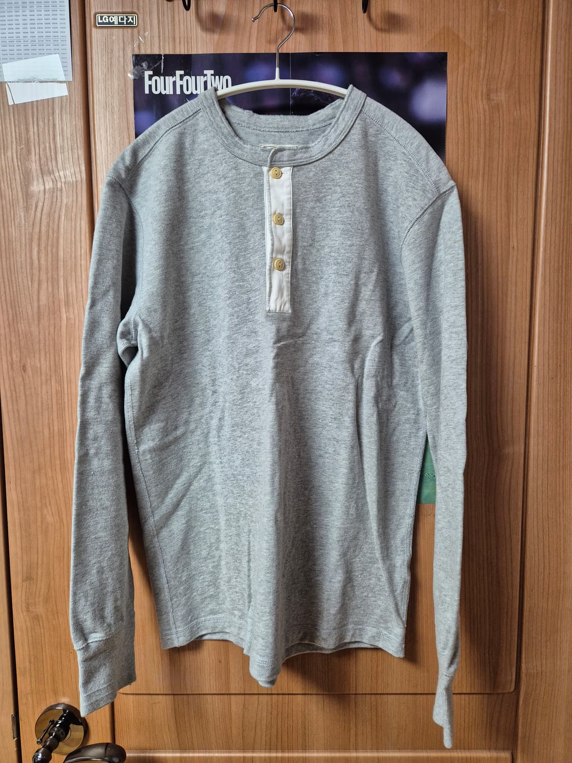 브론슨 헨리넥 XL 그레이 L사이즈감 상품이미지1