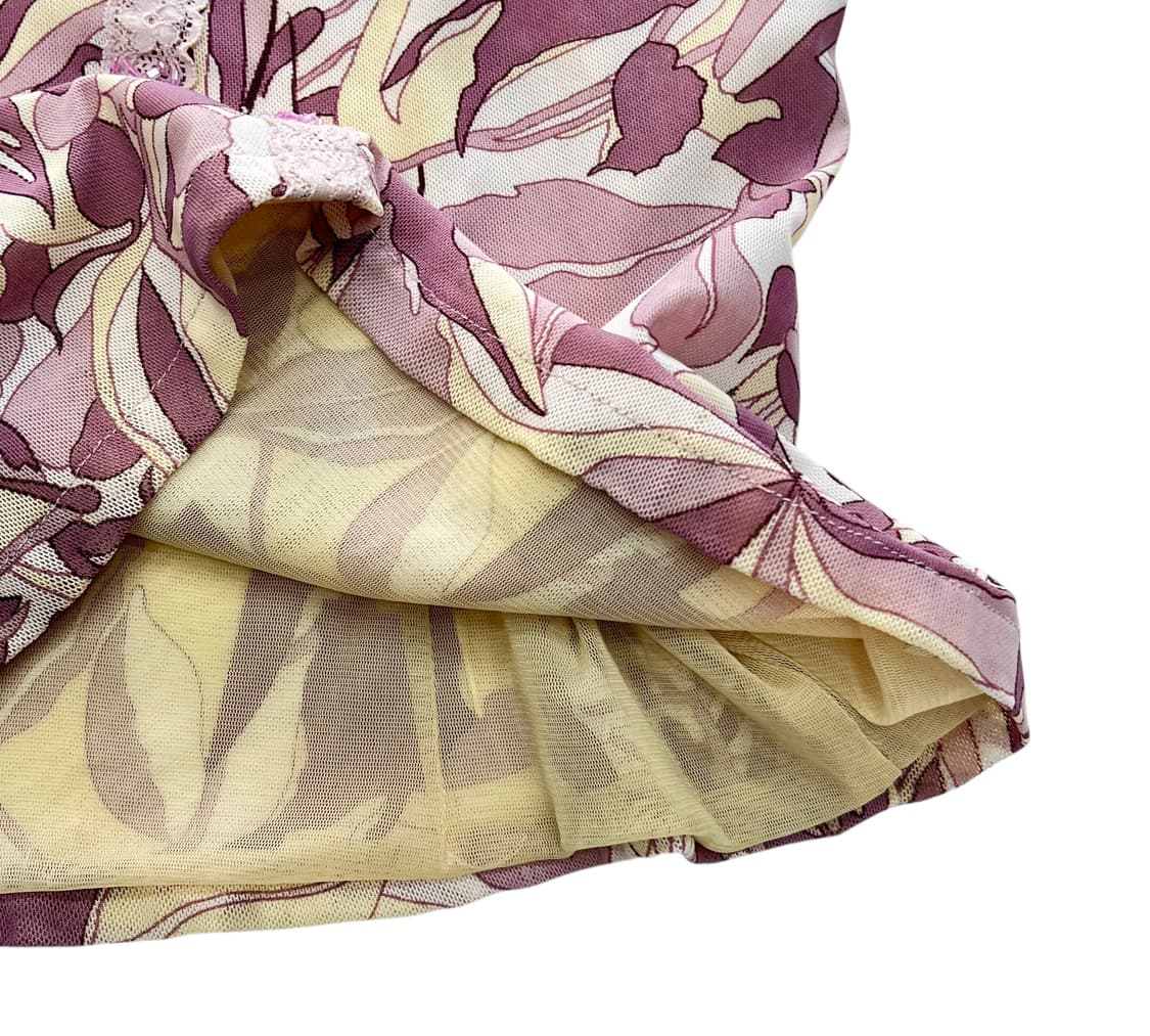 JPN 일본 빈티지 하라주쿠 Y2K 모리걸 스타일 키치 반팔티 상품이미지5