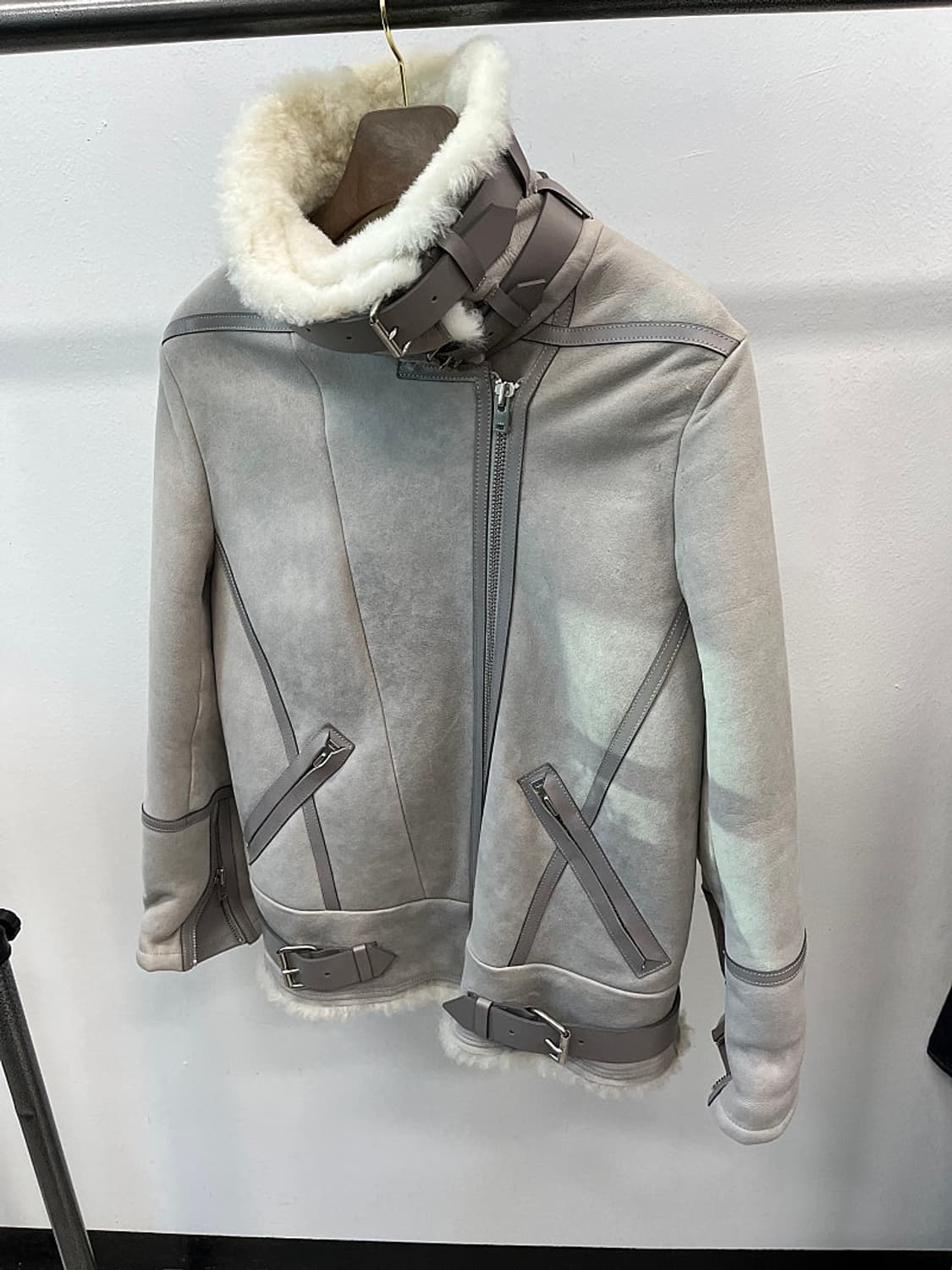 여) 이로 리얼가죽 무스탕  상품이미지1