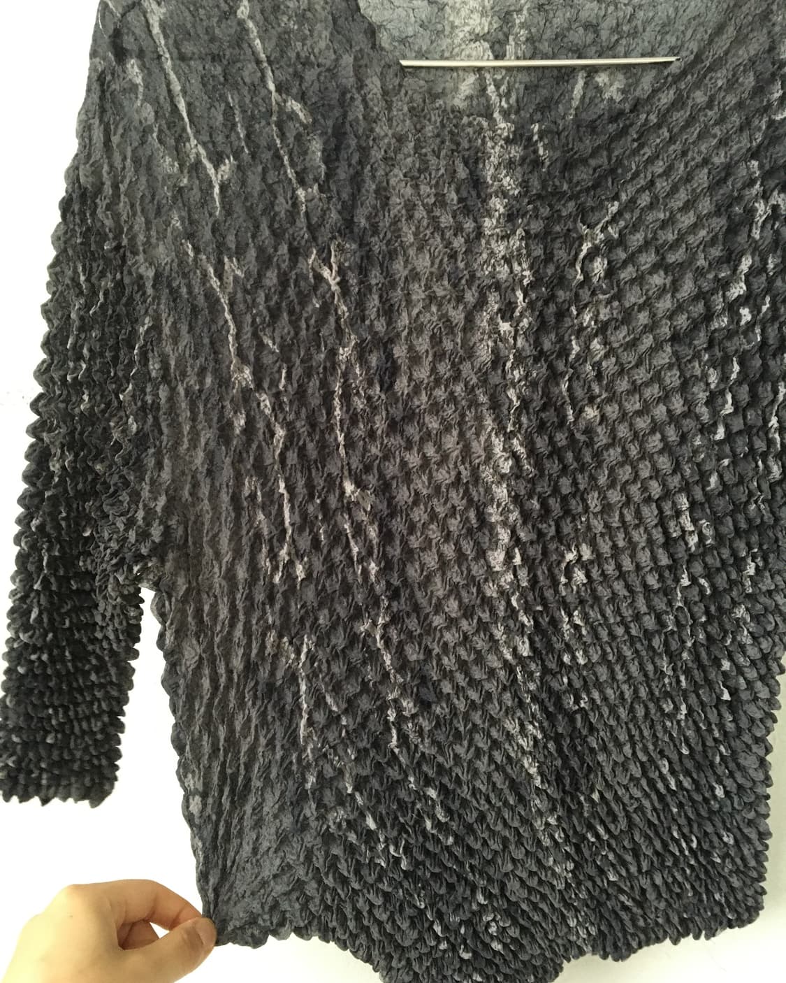 Pleats popcorn top 상품이미지3