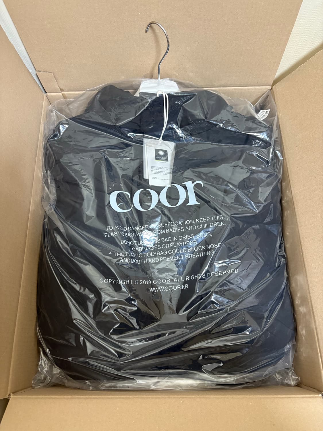 쿠어 버튼 덕 다운 플라이트 봄버 (블랙) M 새상품 상품이미지2