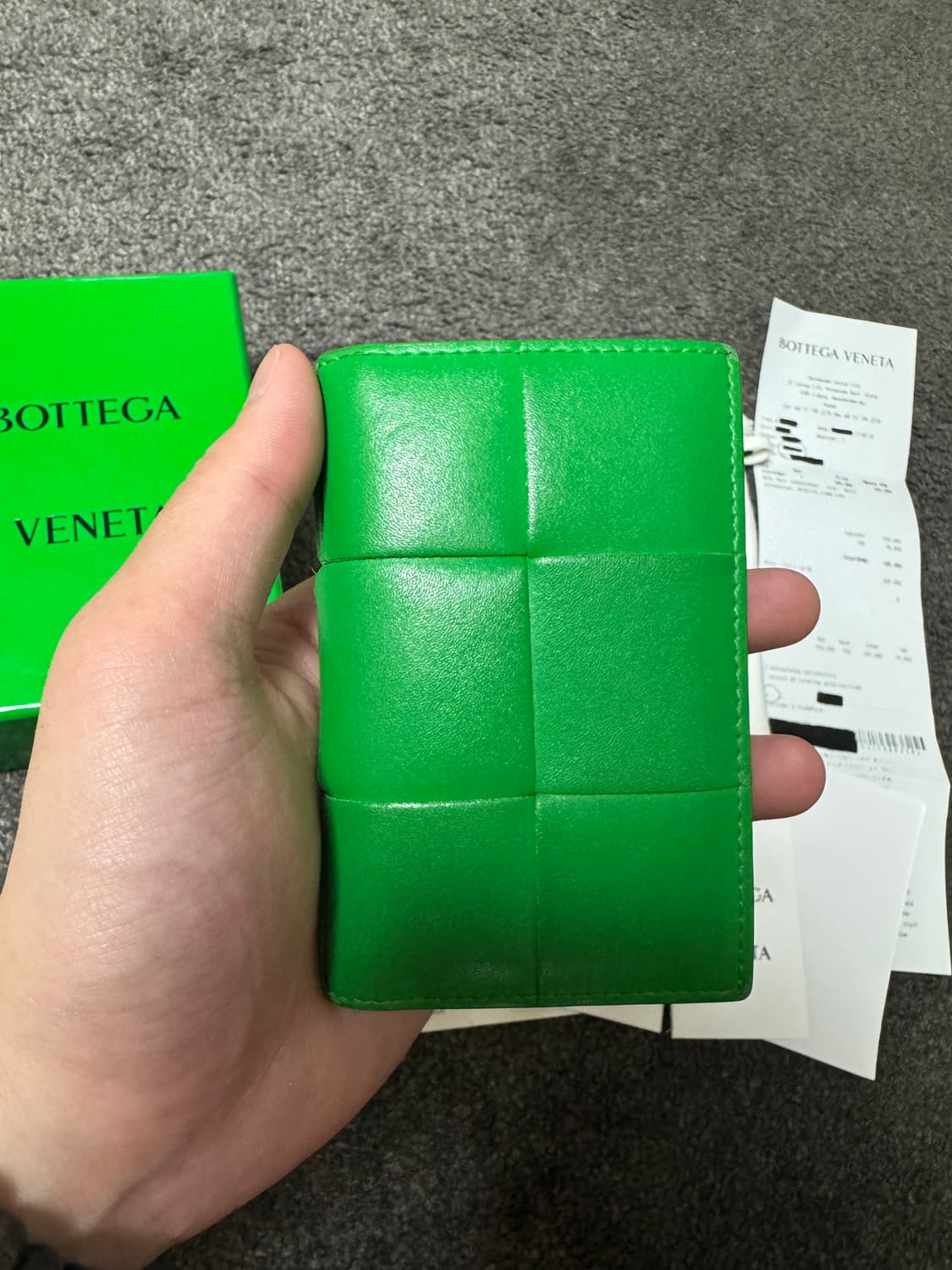 (백화점판/풀구성) 보테가베테나 카세트 플랩 카드지갑 상품이미지2