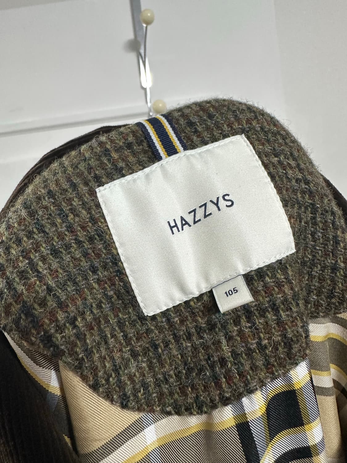 헤지스 해리스트위드 카키 헌팅 자켓 상품이미지3