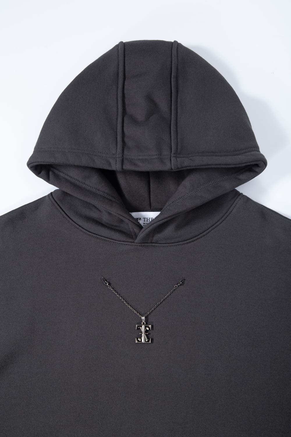 체인 헤비 후디 - Charcoal Gray 상품이미지4