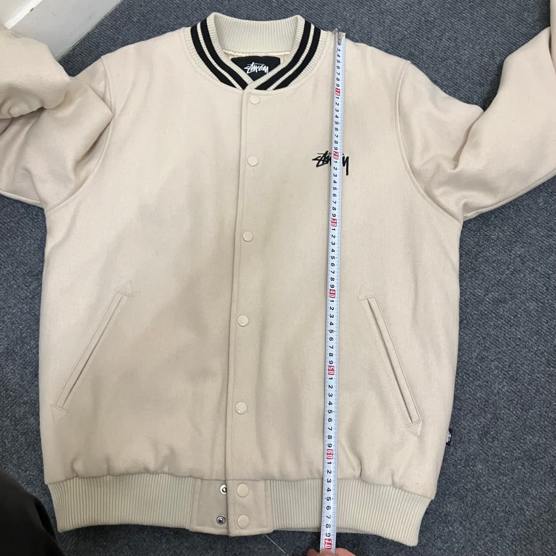 N186 스투시 35주년 트라이브 바시티 스타디움 자켓 상품이미지8