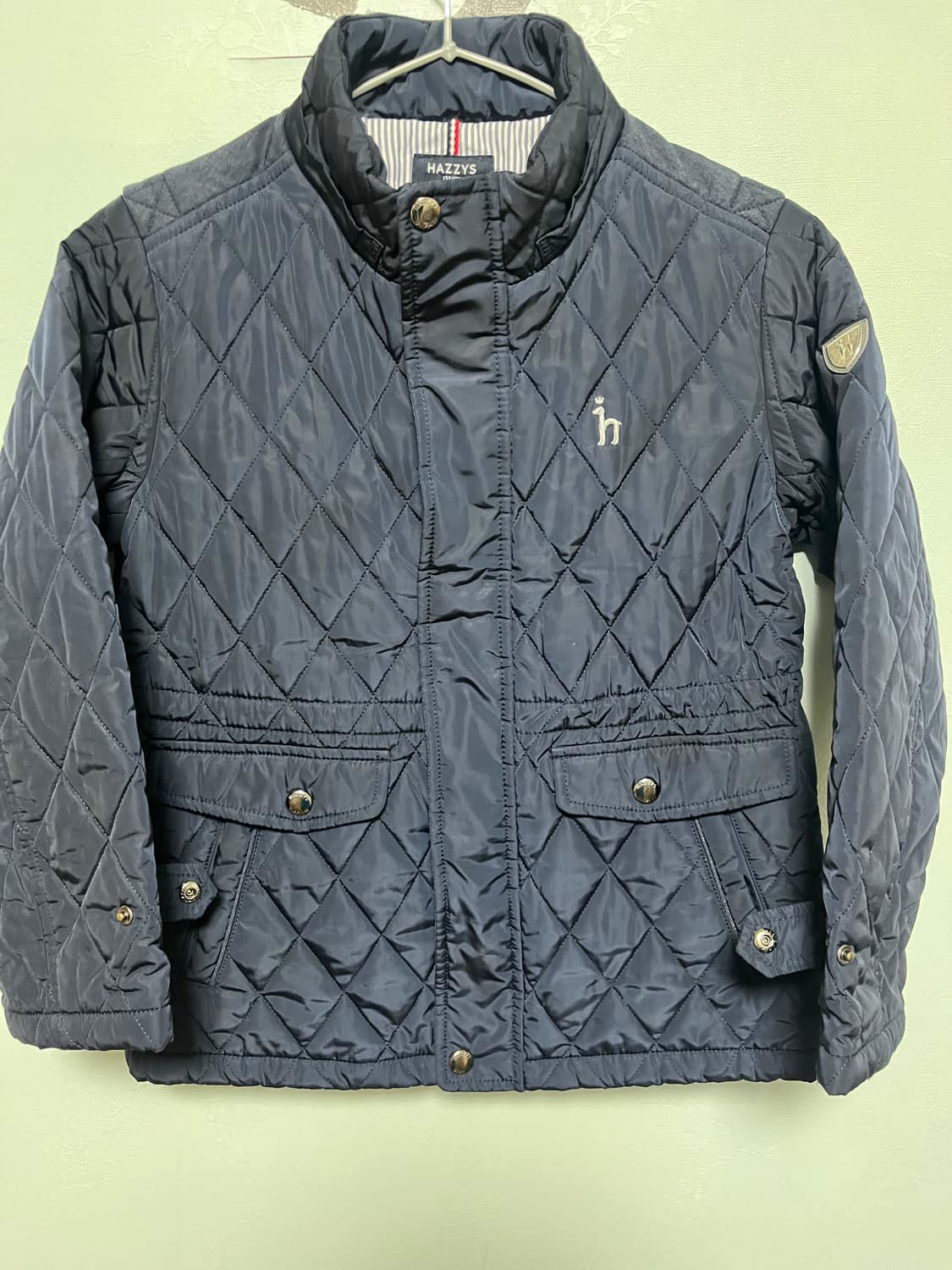 헤지스 키즈 네이비 퀼팅 자켓 상품이미지1