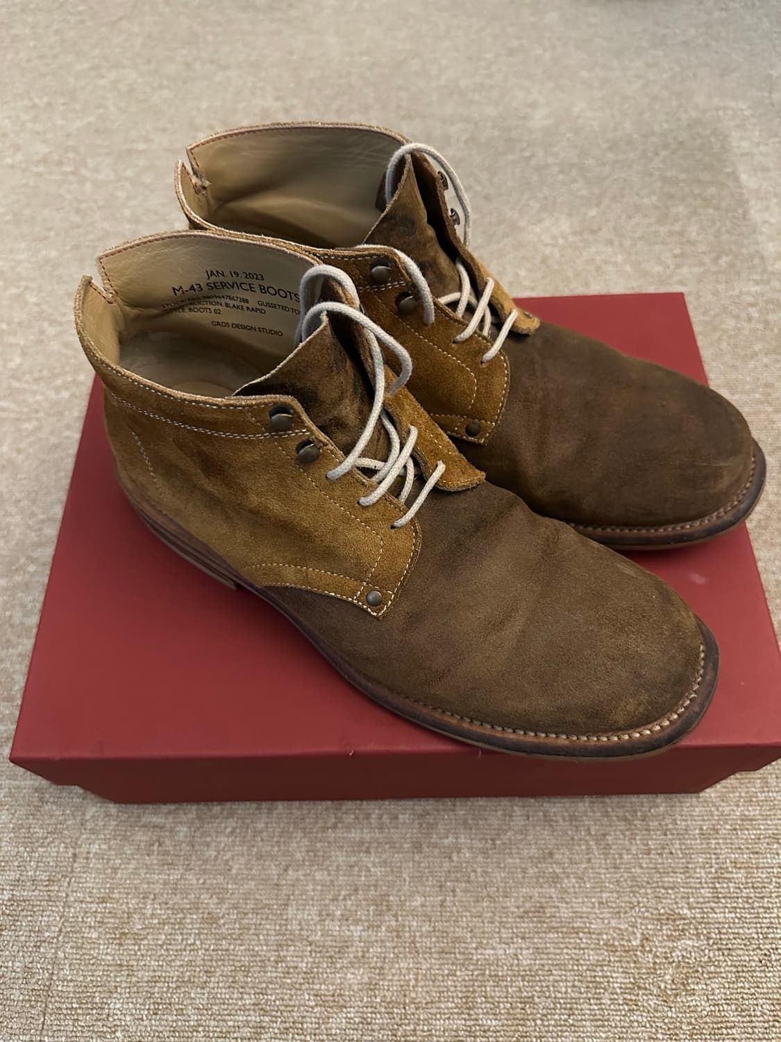 그라더스 부츠02 grds boots 02 olive drab 265 상품이미지3