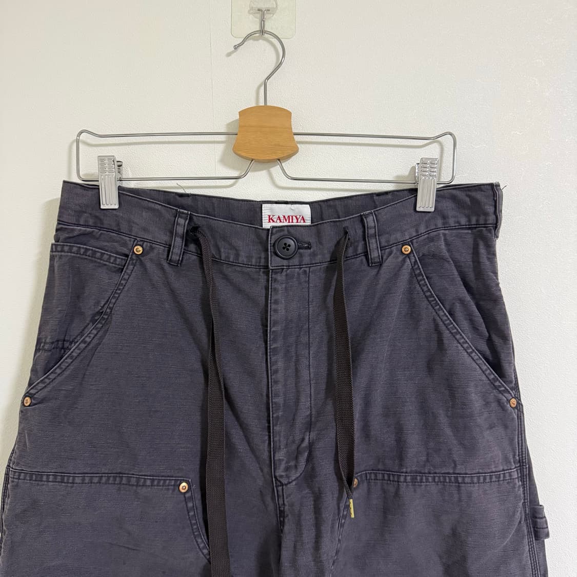 [S] 카미야 25FW 백 새틴 페인터 팬츠 Back Satin Pain 상품이미지4