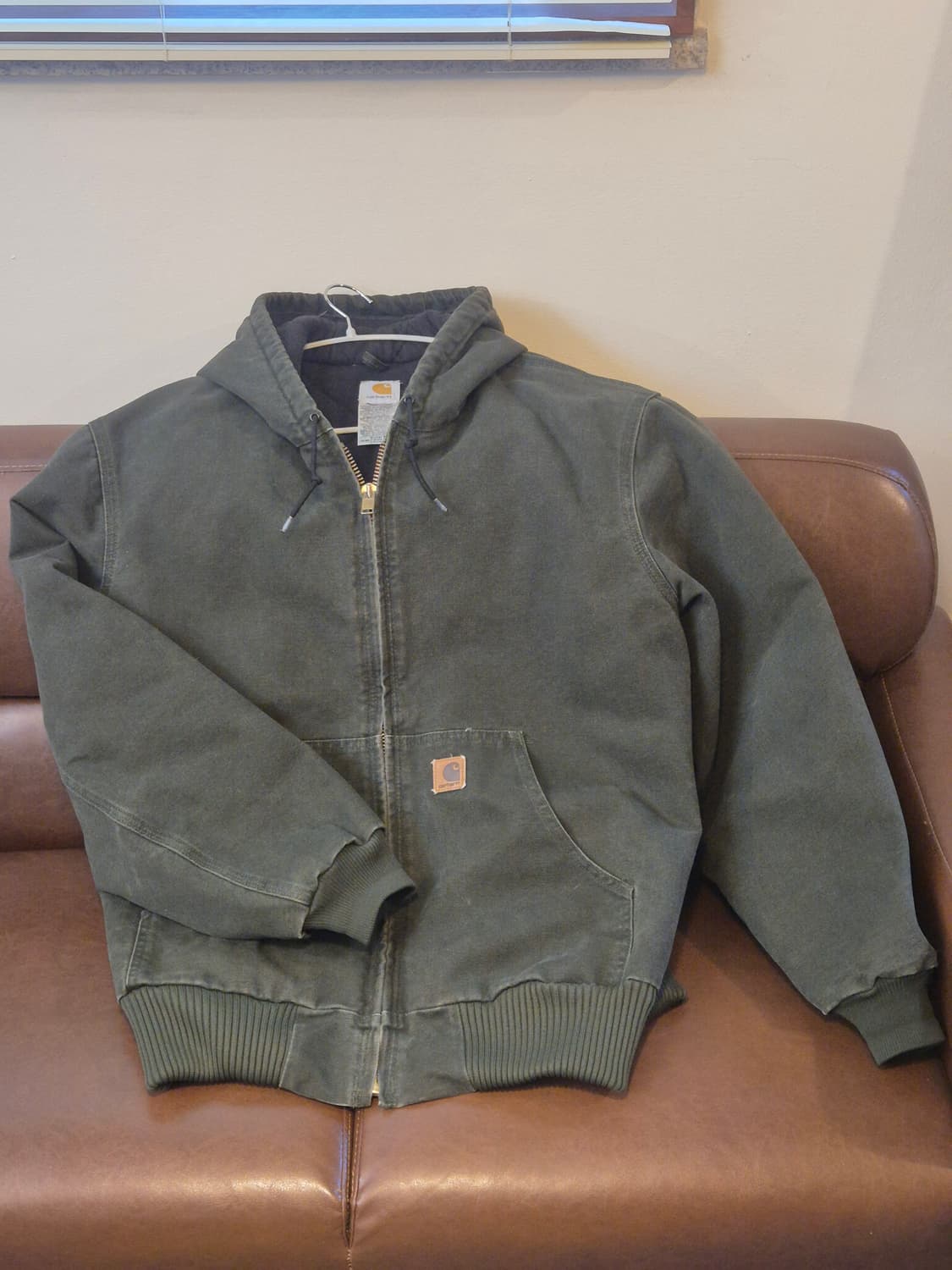 칼하트 액티브 자켓 J130 moss 모스 그린 XL 상품이미지1