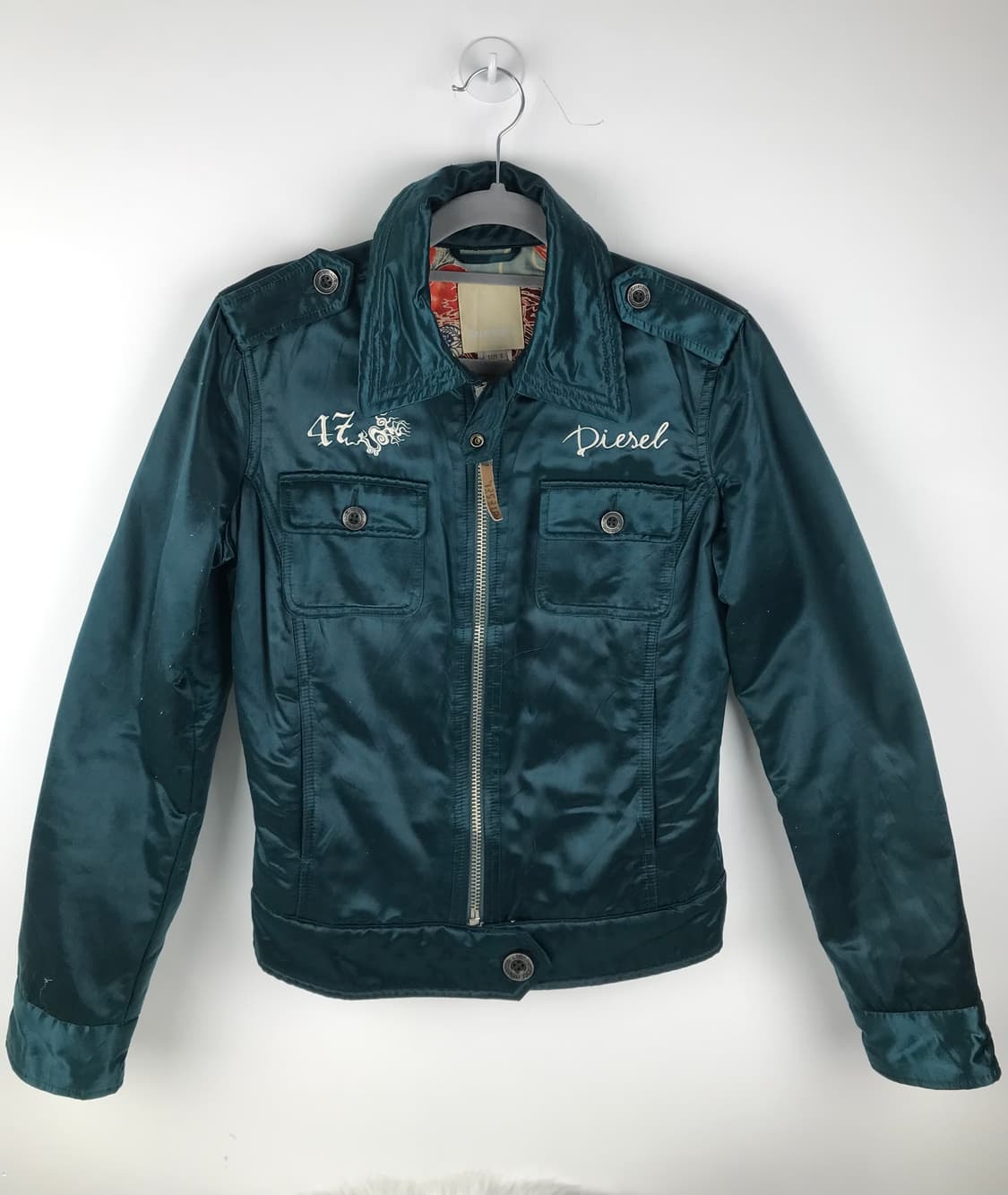 디젤 블루종 자켓 스윙탑폴리쉘 diesel 빈티지 희귀 대대장 점퍼 집업 상품이미지4