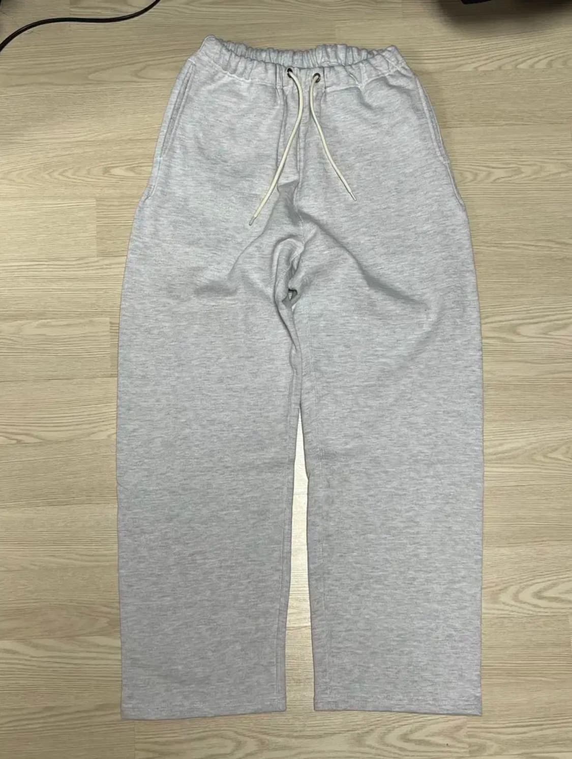 아웃스탠딩 와이드 스웻팬츠 1%멜란지 s 상품이미지1