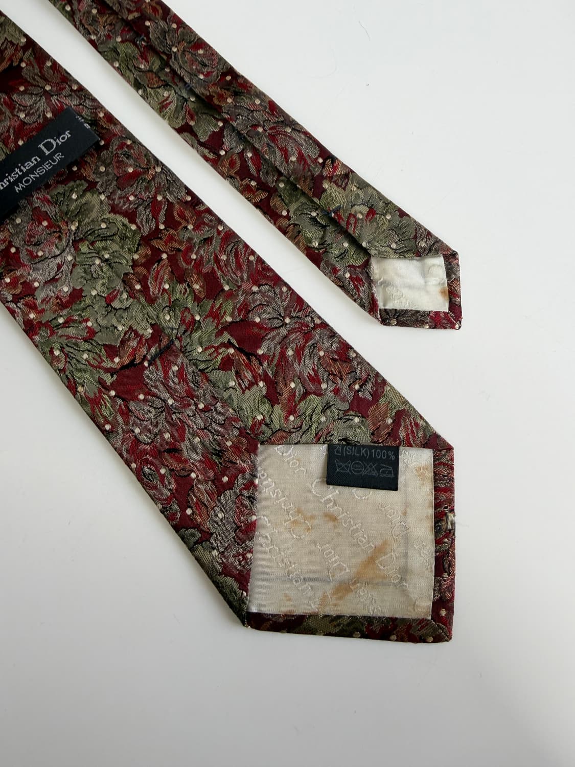 디올(Dior) 명품 실크 넥타이 9cm 상품이미지5
