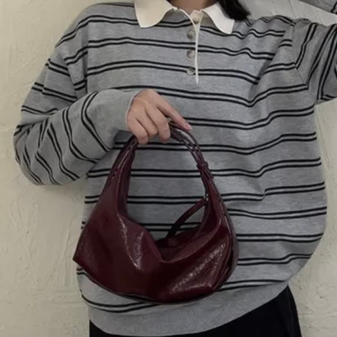 (최종가격) Radishe 래디쉬 토크 백 버건디 상품이미지2