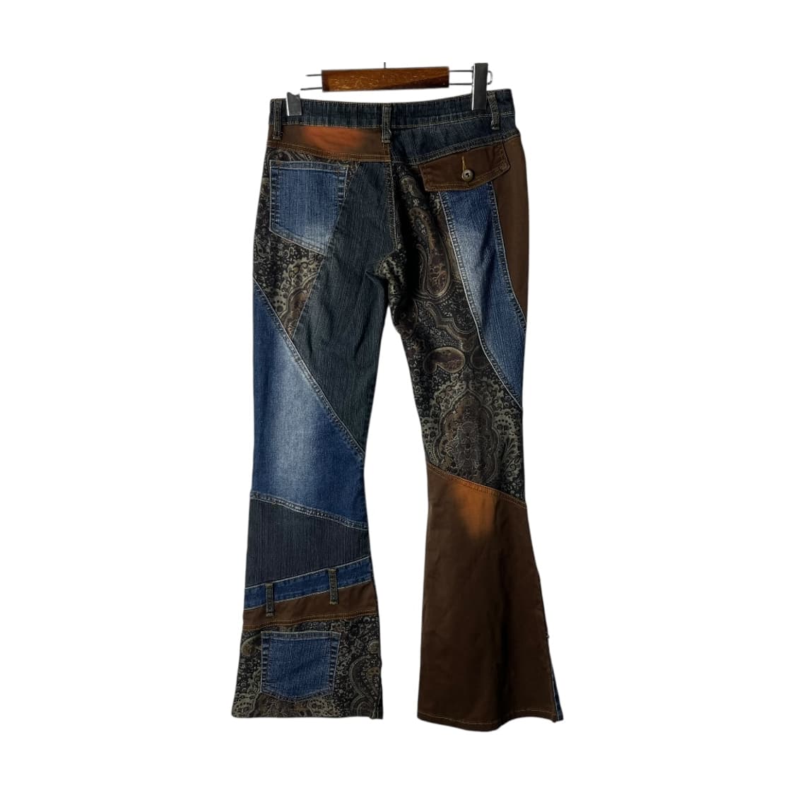 [JPN] 재팬 빈티지 리워크 판넬 부츠컷 데님팬츠 상품이미지2