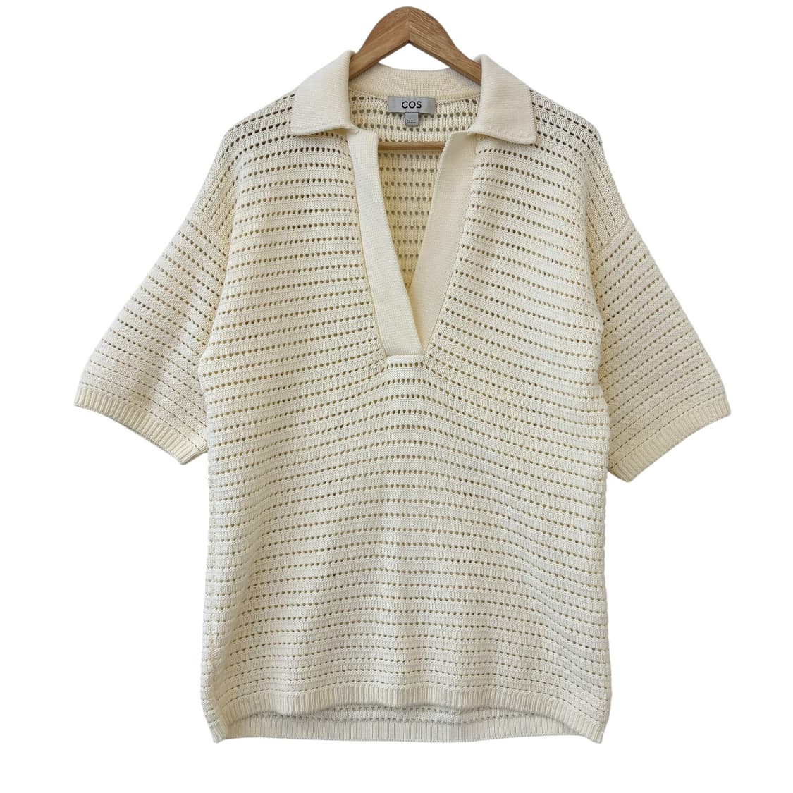 코스 오버사이즈 반팔 니트 상품이미지1