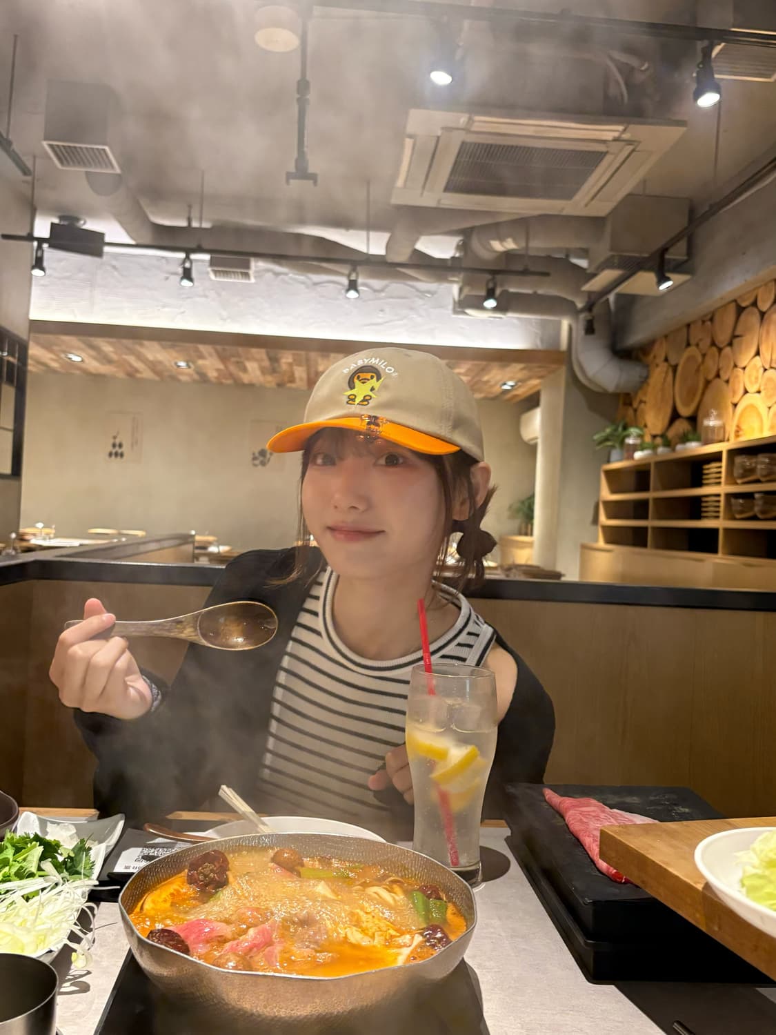 베이프 모자 조절가능 일본 하라주쿠 매장 구매 뒤에 초록끈이 귀여움 상품이미지5