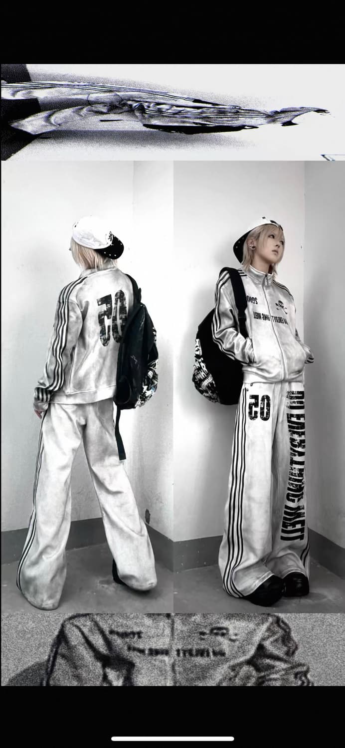 Distressed Skull Zip Jacket 상품이미지2