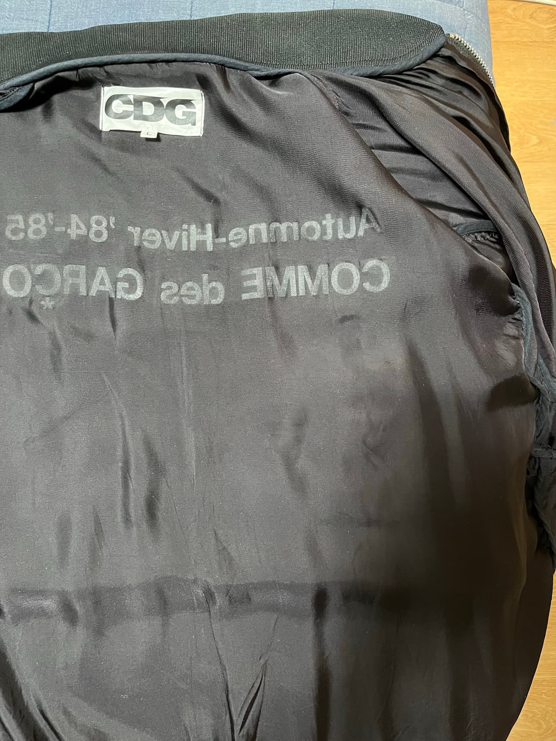 꼼데가르송 스태프 블루종 L 상품이미지8