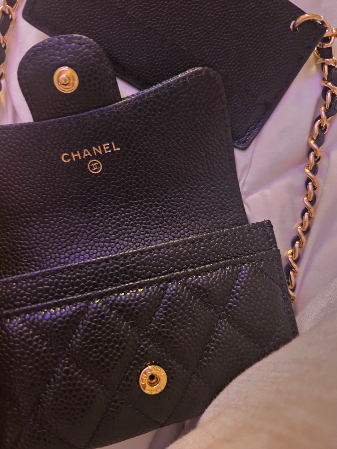 샤넬 카드 지갑 리폼 줄 포함  상품이미지2