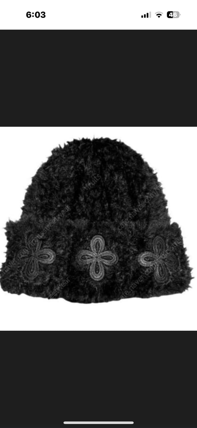 써저리 퍼 레더패치 비니   상품이미지1