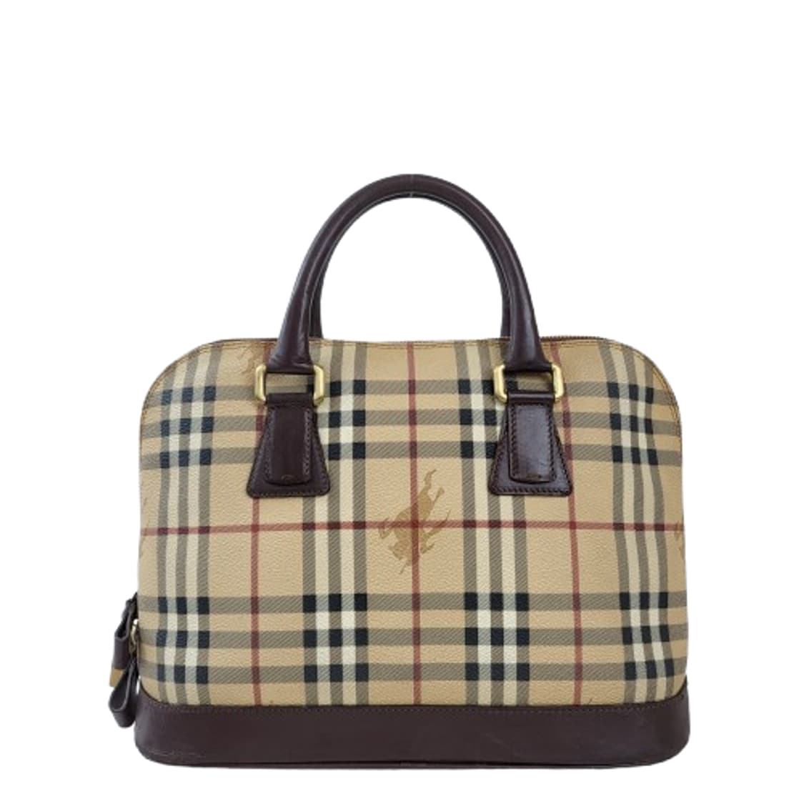 정품 버버리 헤이마켓 체크 토트백 상품이미지1