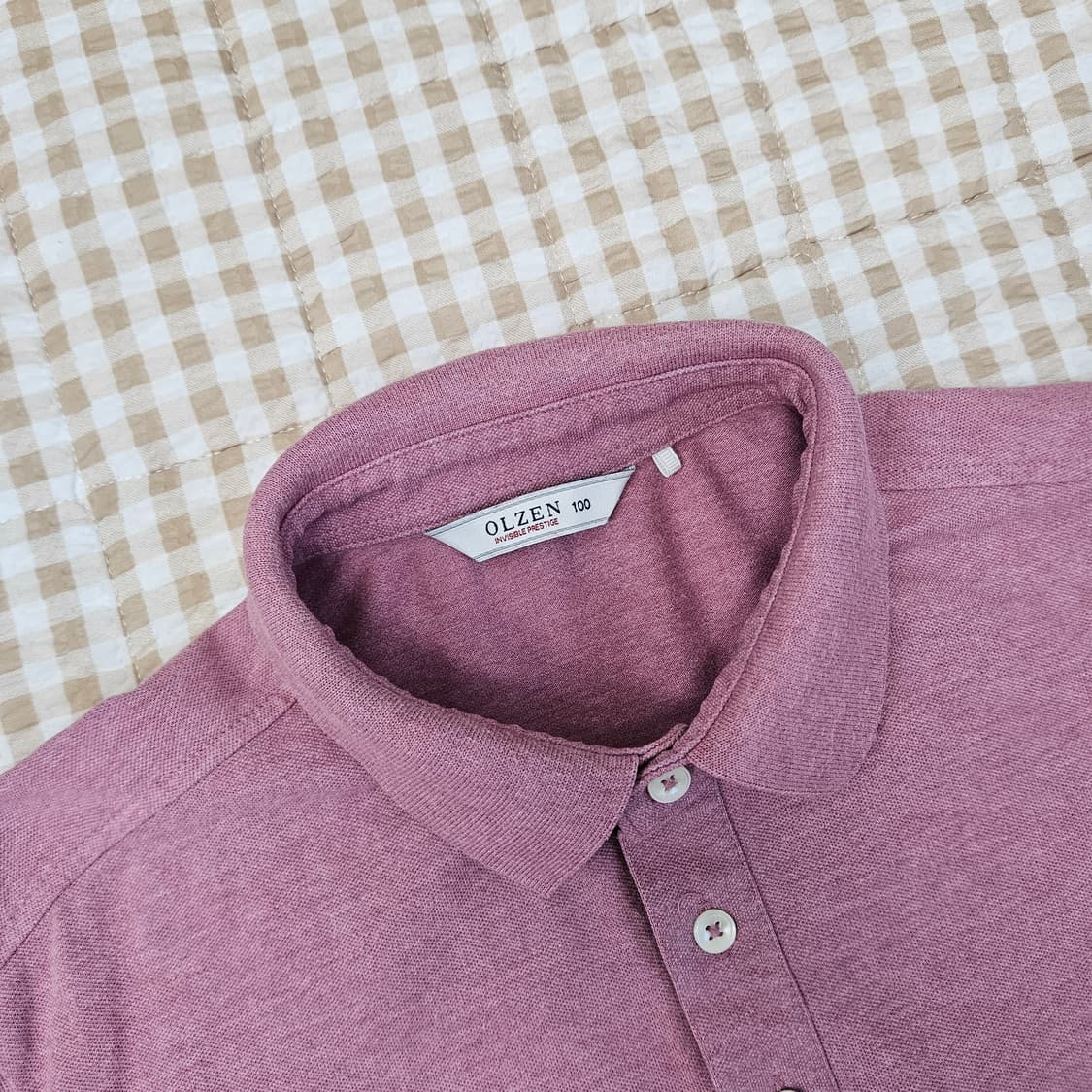 올젠 긴팔 카라티 남자100 상품이미지2