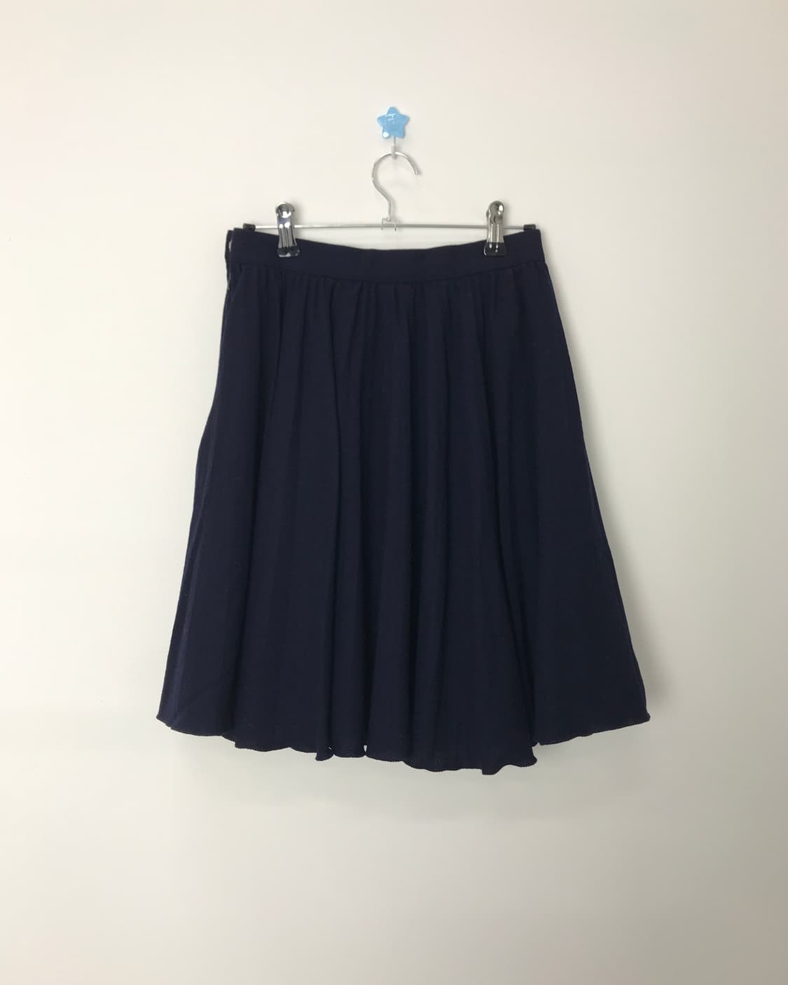 Jpn Navy Wool Midi Skirts 상품이미지5