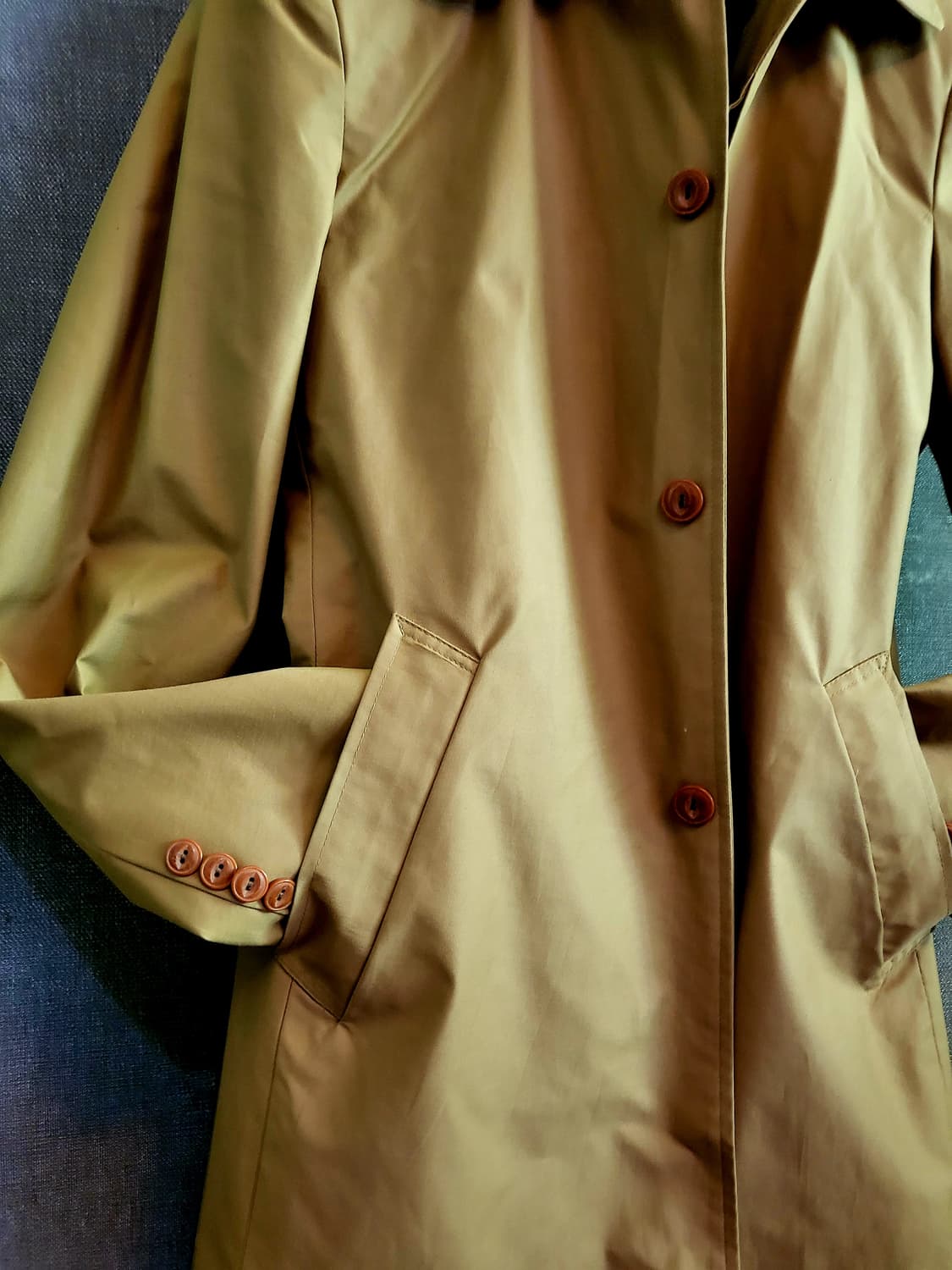 [미사용 새상품] 프랭키뉴욕 베이지 트랜치코트 상품이미지8