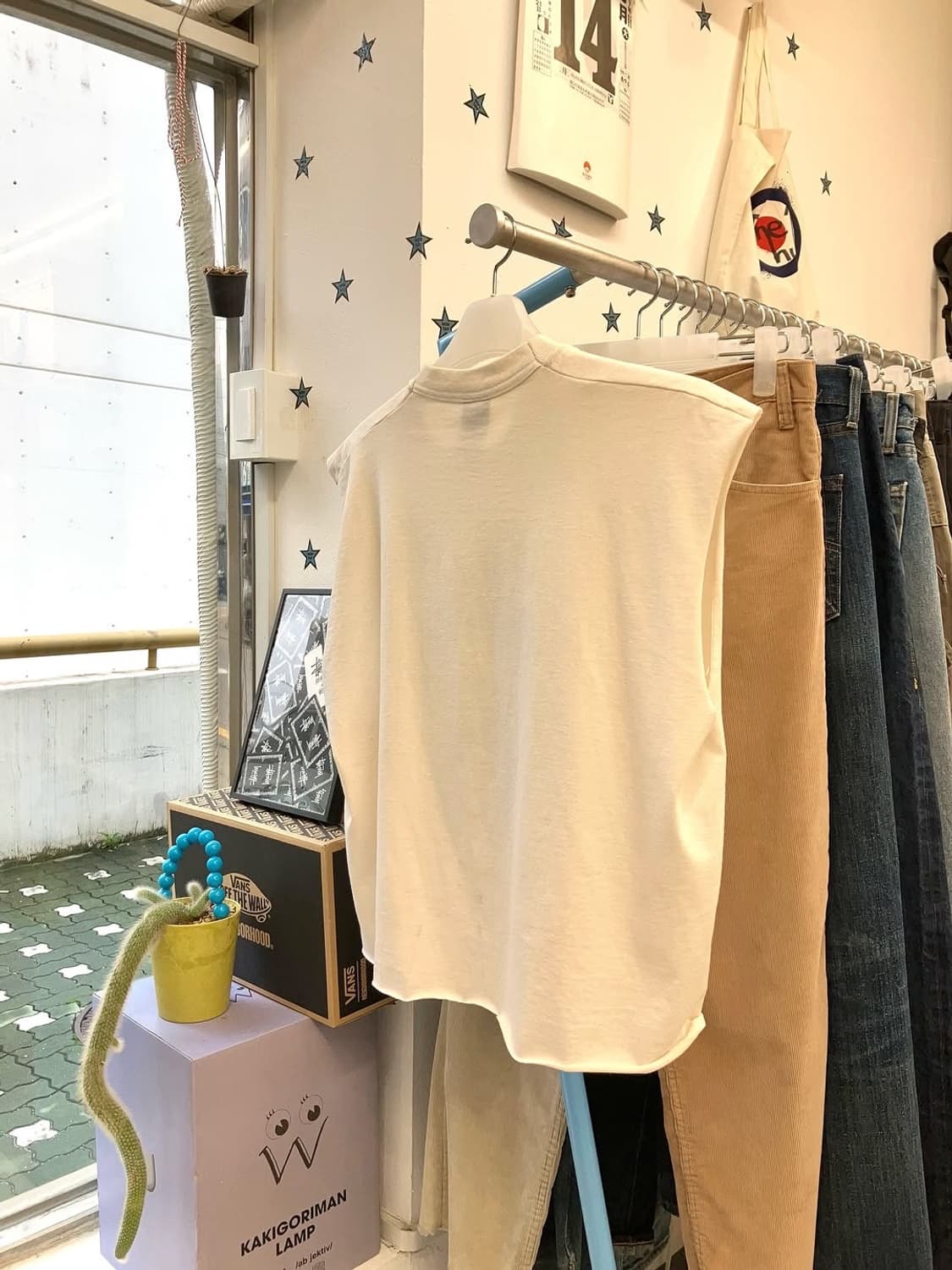 Fruit of the room cutting sleeveless  상품이미지4