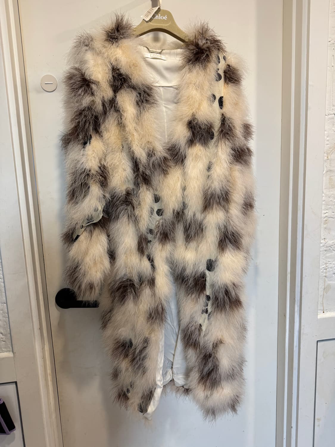 끌로에 퍼 코트 상품이미지2