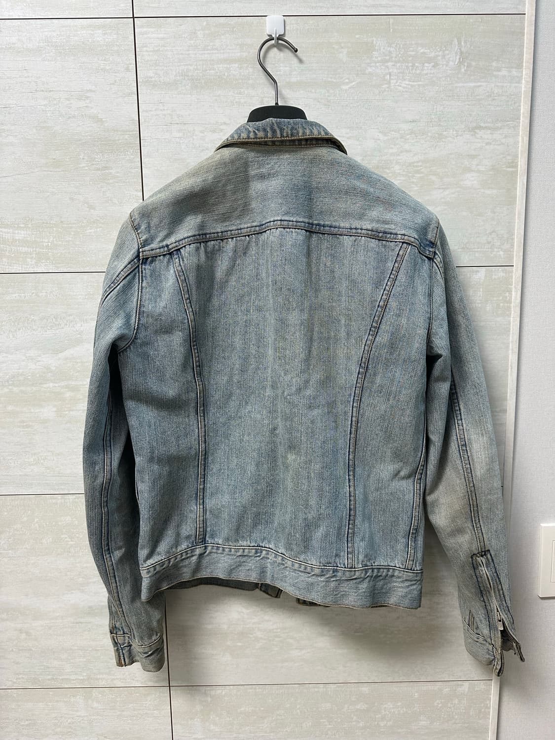 더 비르디안느 숏 청 데님 자켓 상품이미지4