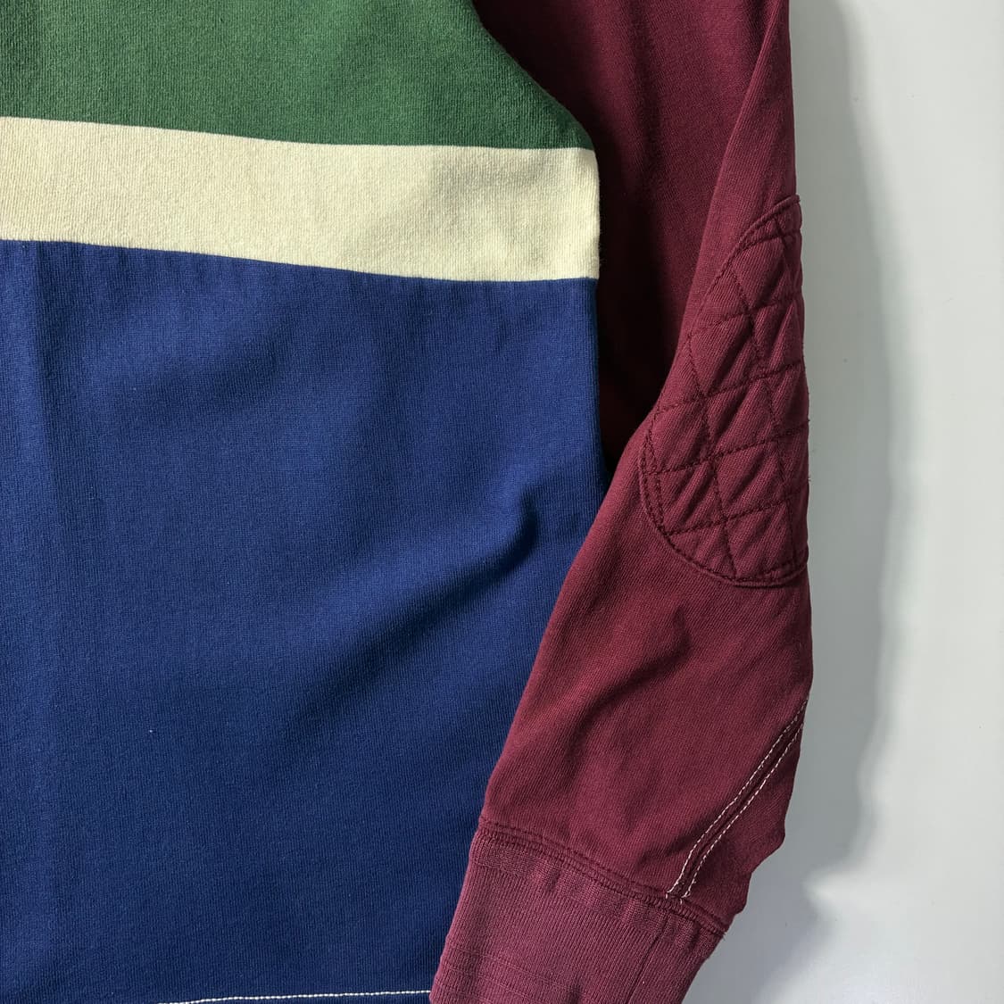 Polo  폴로 랄프로렌 90,s 패넌트 헌팅 패치워크 럭비 티셔츠 상품이미지2