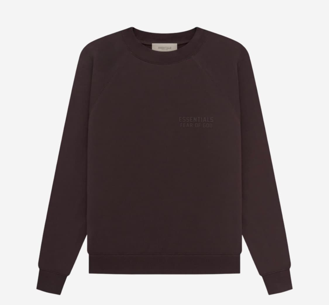 [M] ESSENTIALS 에센셜 크루넥 맨투맨 플럼 상품이미지1