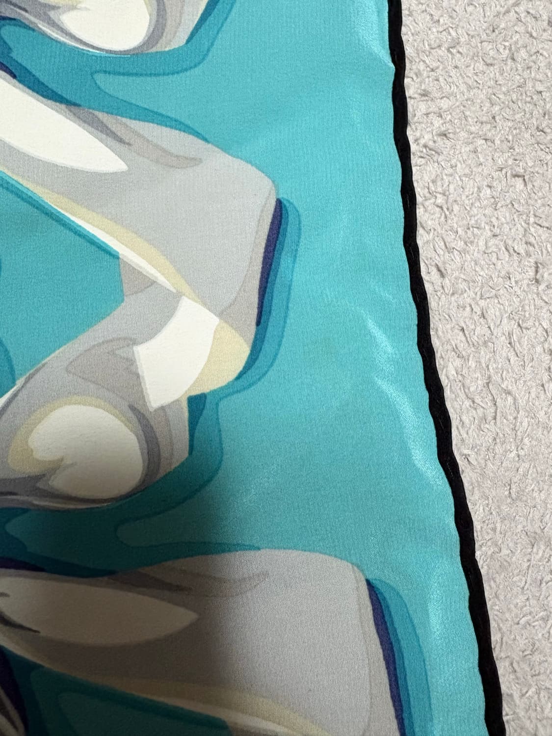 티파니앤코(Tiffany & Co.) 빈티지 실크 대판 스카프 상품이미지4