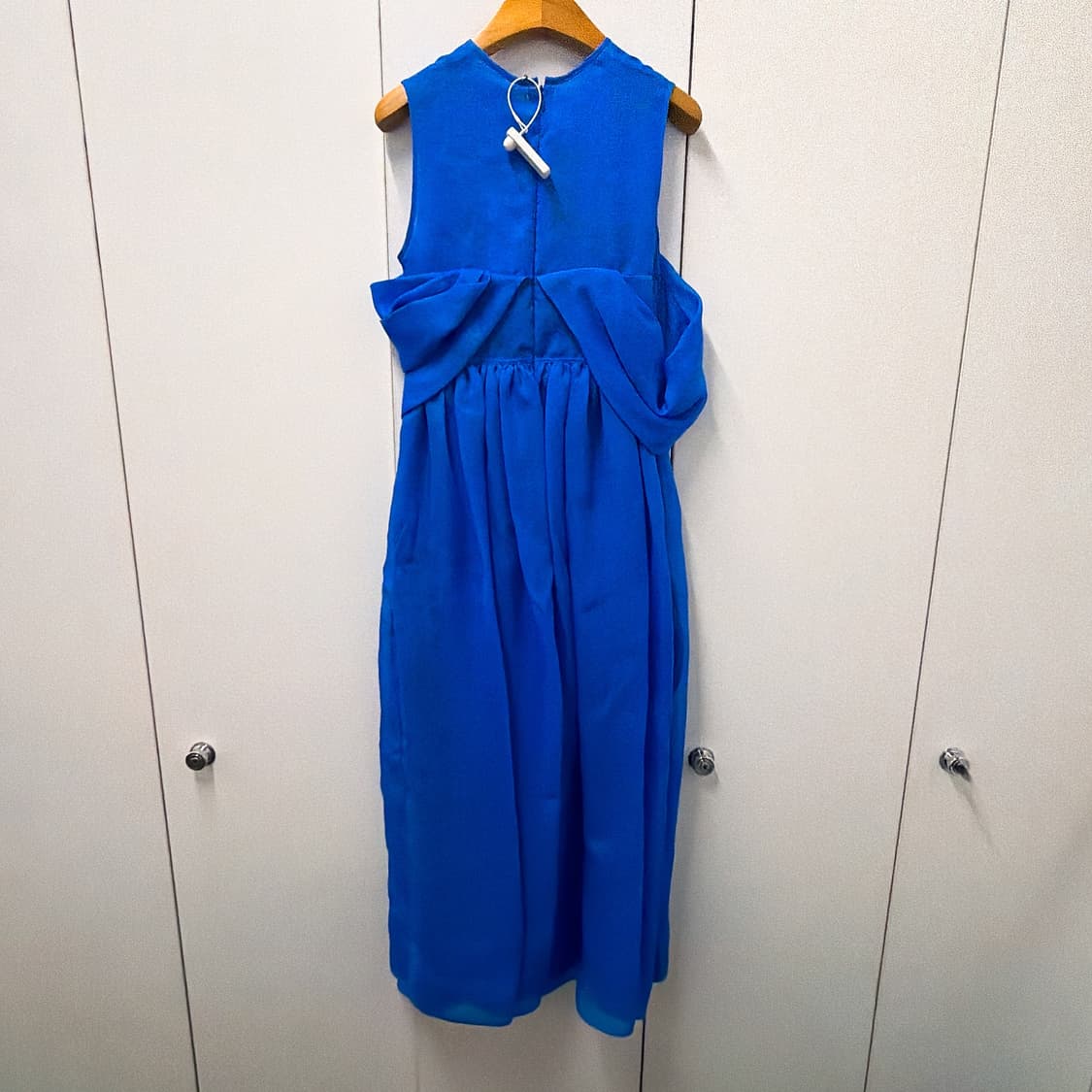 (정품/새상품) 세실리에 반센 여성 블루 실크 시드니 드레스 상품이미지3